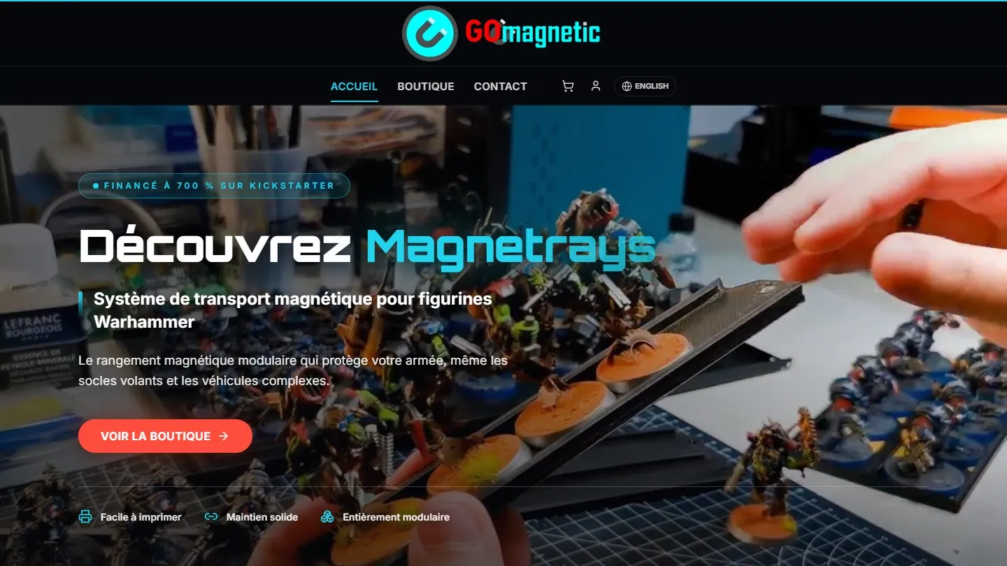 Site GOmagnetic réalisé par Atyros